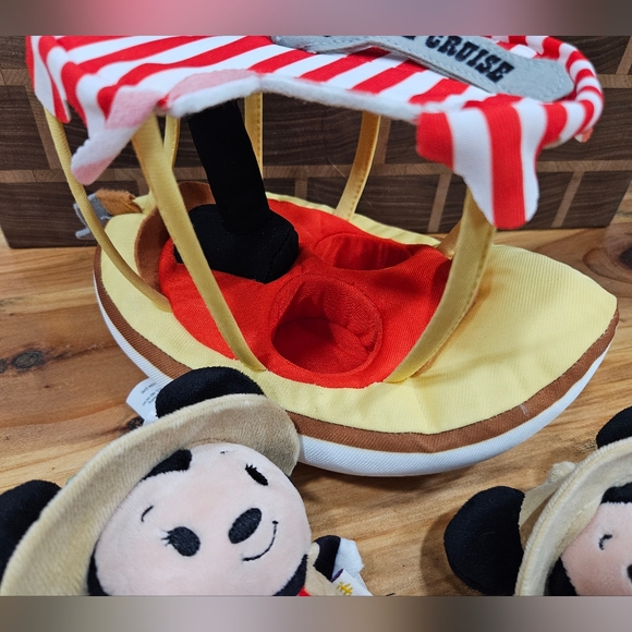 NWOT Hallmark Disney Jungle Cruise Itty Bittys Mickey & Minnie Mouse Plush - Picture 11 of 12